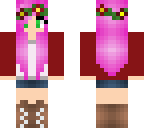 pink hair girl