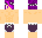 purp swimsuit