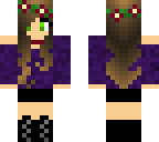 purple cute girl