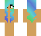 skin base with rainbow hair