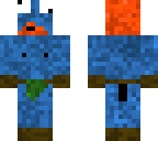 blue man