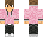 pink hoodie