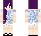 purple haired girl