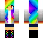 rainbow gamer girl