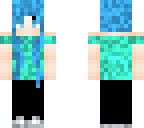 slacker blue haired girl