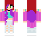 color pop girl purple and red