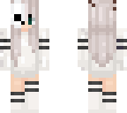 half skull deer girl