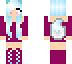 magenta female fox