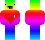 rainbow heart man