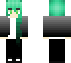 teal haired girl