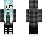 blue haired goth girl