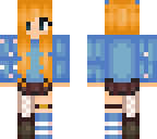 blue outfit