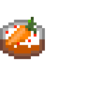 carrot cake pixel art