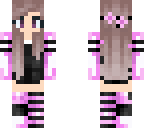 girl pink dark