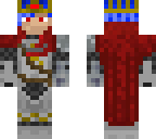 king armour with blue hair