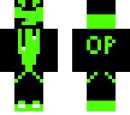 op cool green robot