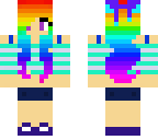 rainbow girl