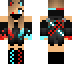 red and blue