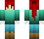 red haired cute