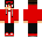 red winter goggles
