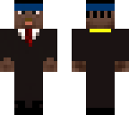 thug gangster with suit and bandana