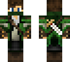 warrior with mask green