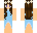 blue dress