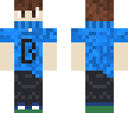 blue scarf