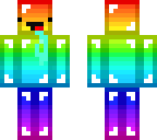 drooling rainbow gamer