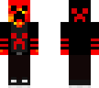girl creeper lava