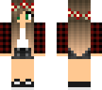 girl with flannel
