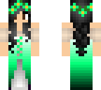 green medieval girl