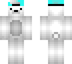 polarbear with cyan hat