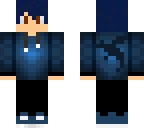 blue haired teen