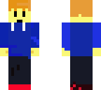 cool boy with blue hoodie