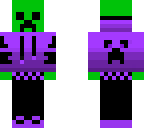 creeper girl purple