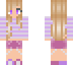 cute purple and pink girl