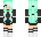 emo minty girl