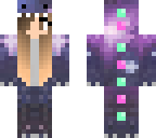 galaxy dinosaur girl