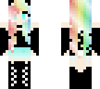 rainbow cat girl