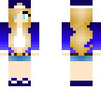 sporty blonde girl