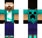 awesome herobrine skin