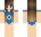 blue bikini girl