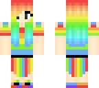 cute rainbow girl