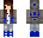 gurl chibi wit blue highlight