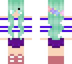 mint flower girl