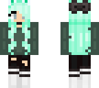 mint green girl 2