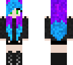 purple hair girl