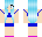 blue baithing suit