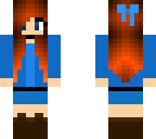 blue girl